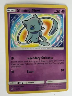 Pokemon TCG Shining Legends Mew Card 40/73 NM - Image 1