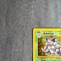 Pokemon TCG Nidoking Base Set Holo Rare Card 11/102 Stage 2 - Image 4