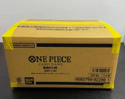 One Piece CARD GAME OP-14 The Azure Sea's Seven Japanese Case New Sealed - Image 1