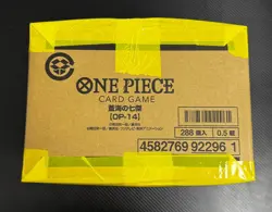 One Piece CARD GAME OP-14 The Azure Sea's Seven Japanese Case New Sealed - Image 4