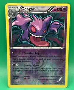 Pokemon Gengar Reverse Holo Card XY Breakthrough LP #60/162 - Image 1