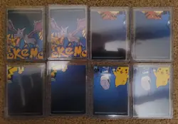 Pokemon Topps Vintage TV Cards Charizard Die-Cut Puzzle LOT 19 Cards (4 Holo) - Image 4