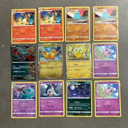 12 x Pokemon Cards Bundle TCG McDonald's Promos 2024 (3 Holo) Dragonite/Pikachu - Image 1