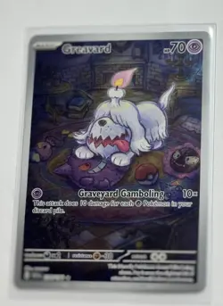 Pokemon TCG Greavard Illustration Rare Card 214/198 Scarlet & Violet Base Set M - Image 1