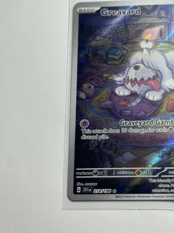 Pokemon TCG Greavard Illustration Rare Card 214/198 Scarlet & Violet Base Set M - Image 5