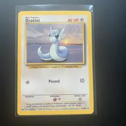 Dratini 26/102 Pokemon Cards WOTC TCG: Base Set 1999 Normal Standard - Image 1