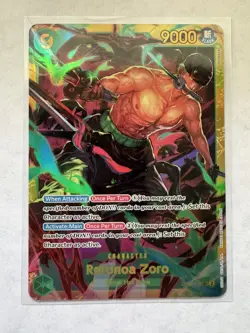 One Piece Card Game Roronoa Zoro OP06-118 SEC PRB-02 (Reprint) English - Image 1