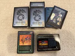 Shadowrun CCG Lot of 225 Unplayed Cards FASA 1997 TCG Limited Starters - Image 1