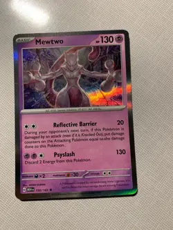 Mewtwo Holo NM 150/165 Scarlet & Violet 151 Pokemon Card - Image 1
