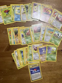 Pokemon TCG Jungle Complete Non-Holo Set 48/64 Vintage Card Set WOTC - Image 1