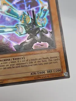 Barrel Dragon MRD-126 Played MP Ultra Rare Holo Yugioh Card 2002 - Image 3