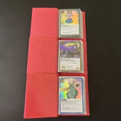 Three (3) Zatch Bell! The Card Battle Red Spell Book Binders With Cards - Image 4
