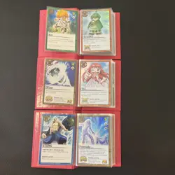 Three (3) Zatch Bell! The Card Battle Red Spell Book Binders With Cards - Image 5