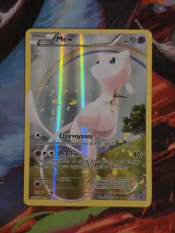 Mew XY110 X&Y Black Star Promo Full Art Holo Pokemon Card - Image 1