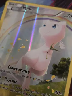 Mew XY110 X&Y Black Star Promo Full Art Holo Pokemon Card - Image 2