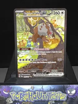 Pokemon Card Bloodmoon Ursaluna ex 216/167 Twilight Masquerade Holo Near Mint - Image 1