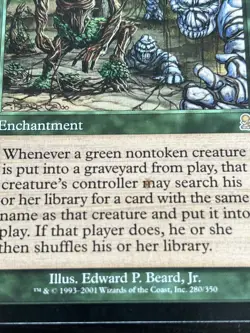 Verdant Succession Odyssey MP Green Rare MAGIC THE GATHERING MTG CARD - Image 3