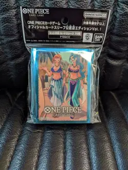 Nami & Vivi 70 Sleeves One Piece Card Game Authorized Store Edition Vol.1 EF25 - Image 1