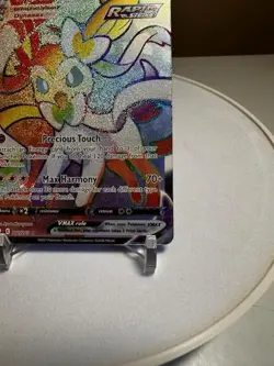Pokemon Sylveon VMAX TCG Rainbow Secret Rare Card 211/203 Evolving Skies Rare - Image 3