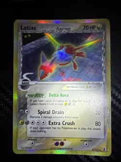 Pokemon Latias Delta Species Holo Rare Card 8/113 EX Delta Species MP - Image 2