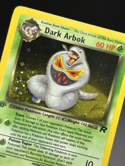 DARK ARBOK Pokemon Card - WOTC - 1st Edition - Team Rocket - 2/82 - HOLO NM (A) - Image 4