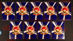 NM/HP Japanese COMPLETE Pokemon VENDING SERIES-1 Blue 36-Card Set Glossy Machine - Image 3