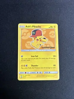 Ash's Pikachu SM110 Pokemon Promo "I Choose You" Movie Card NM - Image 1