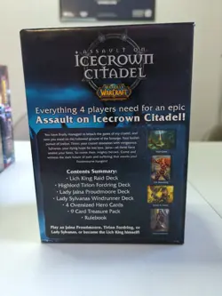 World of Warcraft TCG Assault On Icecrown Citadel Raid Deck SEALED CARDS. - Image 3