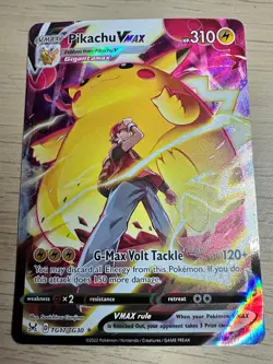 Pikachu VMAX TG17/TG30 Lost Origin Alternate Art Ultra Rare Pokemon Card English - Image 1