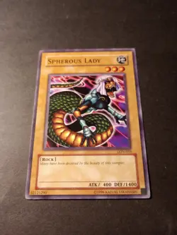Yu-Gi-Oh! Spherous Lady Common Card LON-059 LP - Image 1
