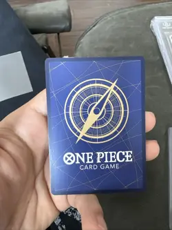One Piece CCG Shanks OP01-120 Secret Rare English Card Near Mint Condition - Image 2