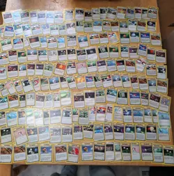 POKEMON Lot 174 Trainer Cards & 130 Energy Card Lot Various Sets - Image 1