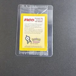 Pokemon Entei Promo Card SEALED Movie Promo NEW Neo 2001 - Image 1
