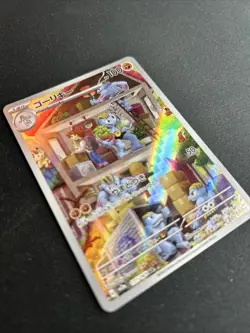 Pokemon TCG Scarlet & Violet 151 Japanese Machoke Card 177/165 AR - Image 2