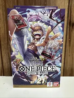 One Piece TCG Starter Deck EX: Gear 5 (ST21) -51 Cards, Sleeve IN Hand NEW - Image 1
