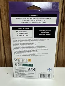 One Piece TCG Starter Deck EX: Gear 5 (ST21) -51 Cards, Sleeve IN Hand NEW - Image 4