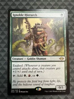 MTG Ignoble Hierarch #166/303 Rare Modern Horizons 2 (MH2) - Image 2