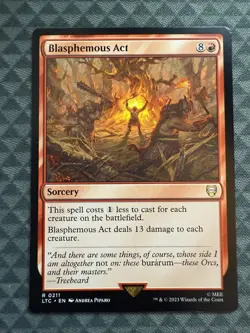 MTG Blasphemous Act #0211 Rare Commander: The Lord of the Rings (LTC) - Image 2