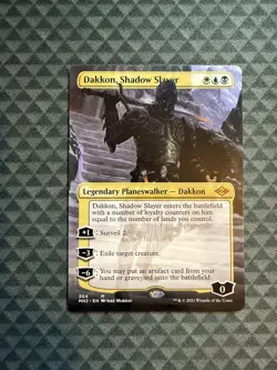 MTG Dakkon, Shadow Slayer #304 Borderless Mythic Modern Horizons 2 (MH2) - Image 1