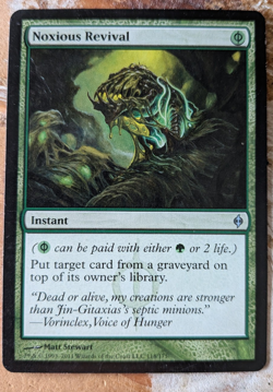 MTG Noxious Revival New Phyrexia LP/EX - Image 1