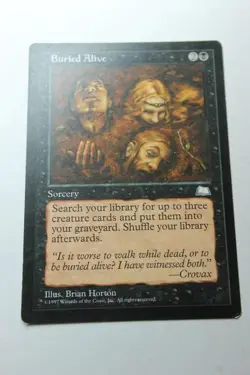 MTG Buried Alive x1- -Weatherlight-Lightly Played - Image 1