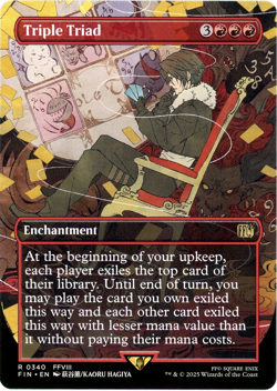Triple Triad (Borderless) - 0340 - Final Fantasy - MTG - NM/M - SHIPS NOW - Image 1