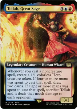 Tellah, Great Sage (Extended Art) - 0510 - Final Fantasy - MTG NM/M - Image 1