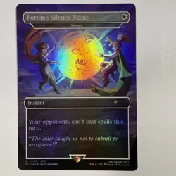 Magic The Gathering Mtg Foil Porom’s Silence Magic Final Fantasy Secret Lair - Image 1