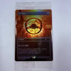 Magic The Gathering Mtg Foil Sol Ring Sealed Secret Lair Near Mint Bonus - Image 1
