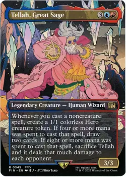 Tellah, Great Sage (Borderless) - 0349 - Final Fantasy - MTG - NM/M - Image 1