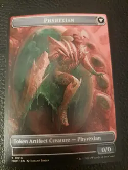 Incubator (16) Phyrexian (16) Token MTG March of the Machine NM Magic Regu - Image 1