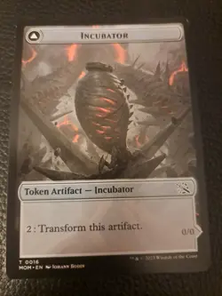 Incubator (16) Phyrexian (16) Token MTG March of the Machine NM Magic Regu - Image 2