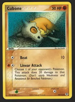 Cubone 60/112 FireRed & Leaf Green Regular LP Pokemon Card - Image 3