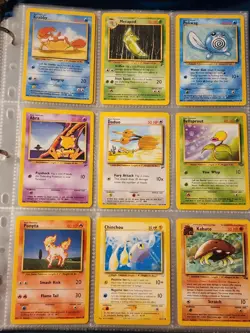 Pokemon Collection Binder Vintage Lot of Cards Holo Rares WoTC 1st Edition Etc - Image 4